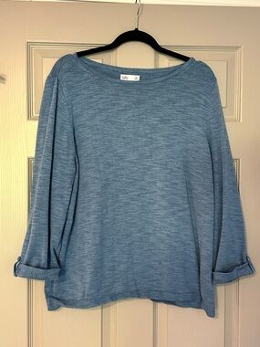croft & barrow blue sweater